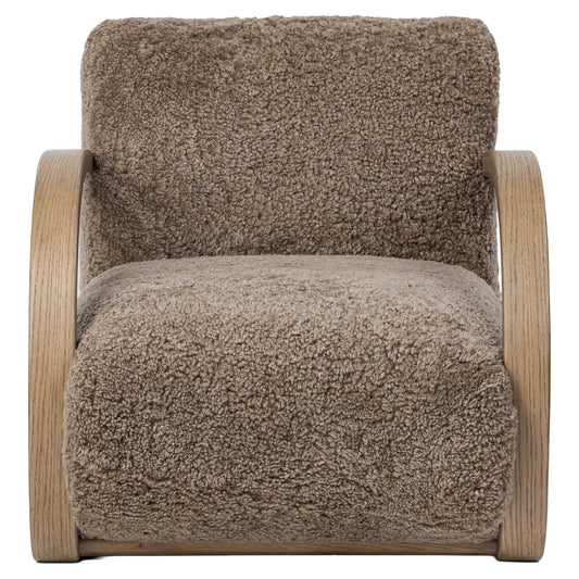 Burke Chair - Taupe Shearling
