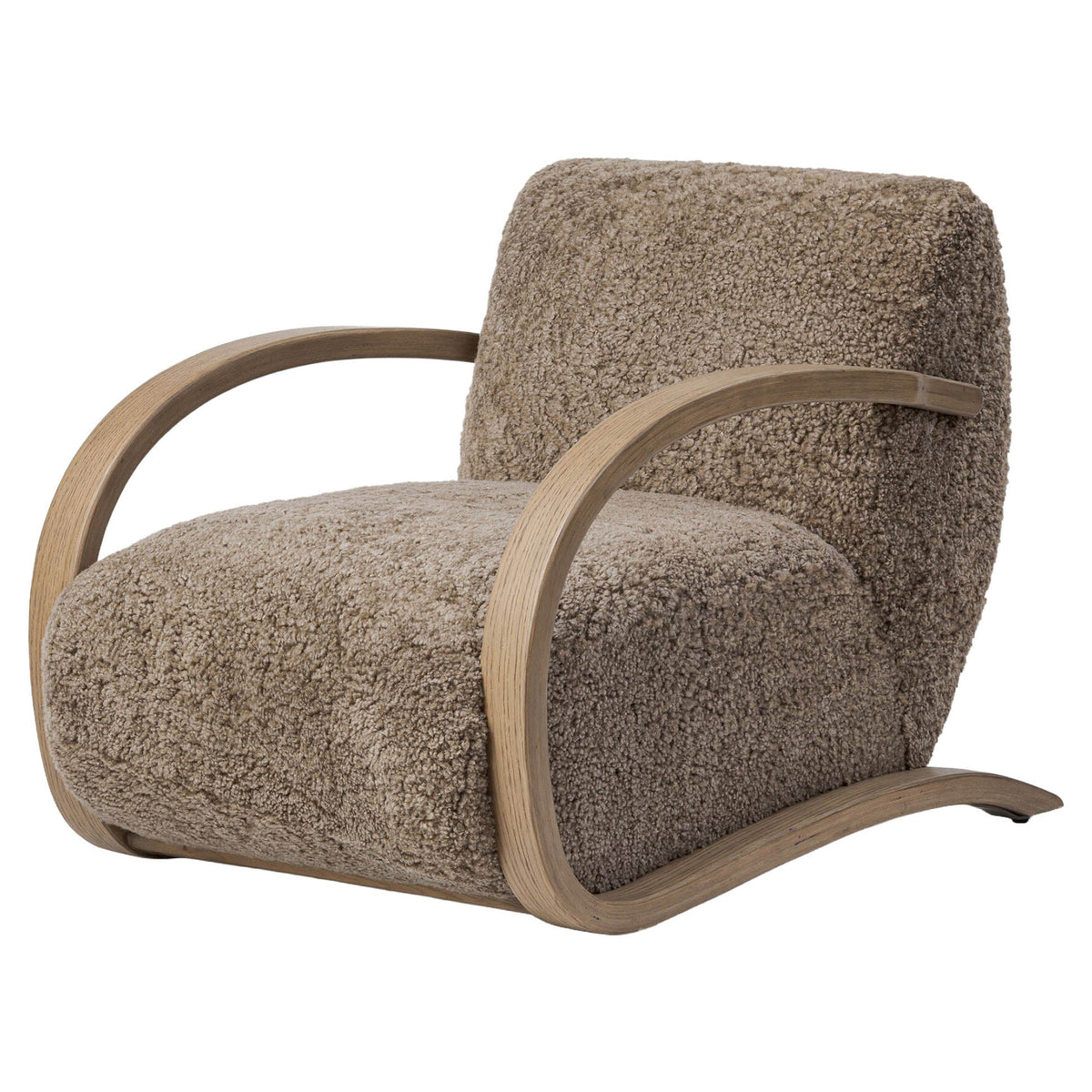 Burke Chair - Taupe Shearling