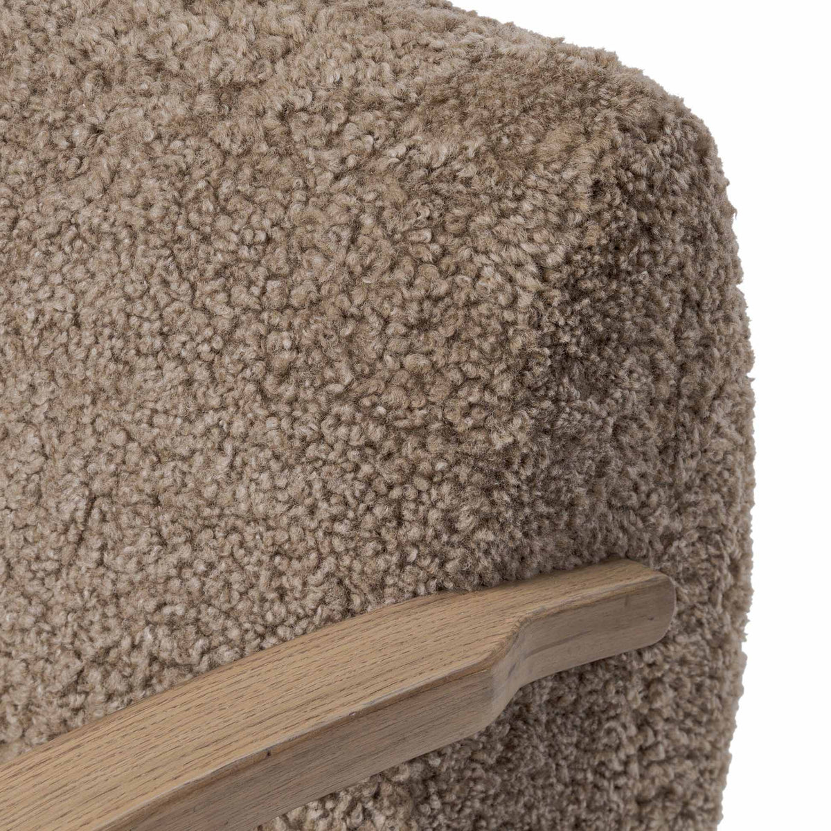 Burke Chair - Taupe Shearling
