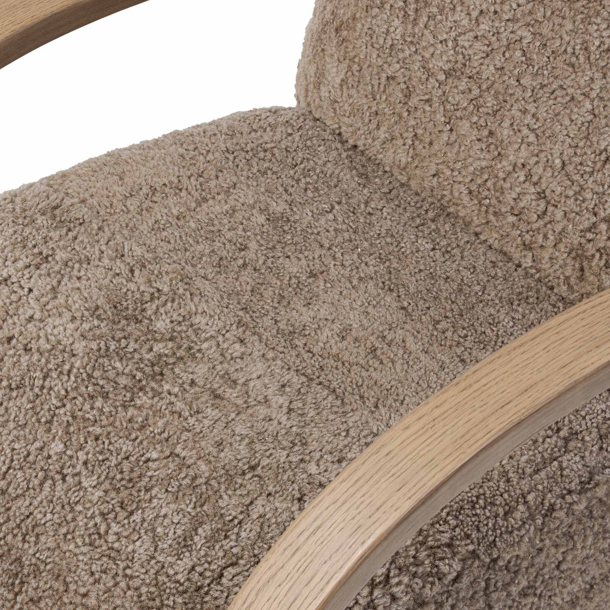 Burke Chair - Taupe Shearling
