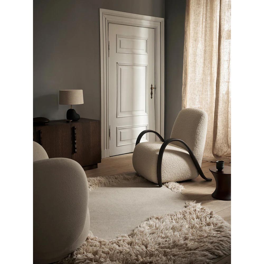 Buur Lounge Chair - Nordic Boucle, Off-white