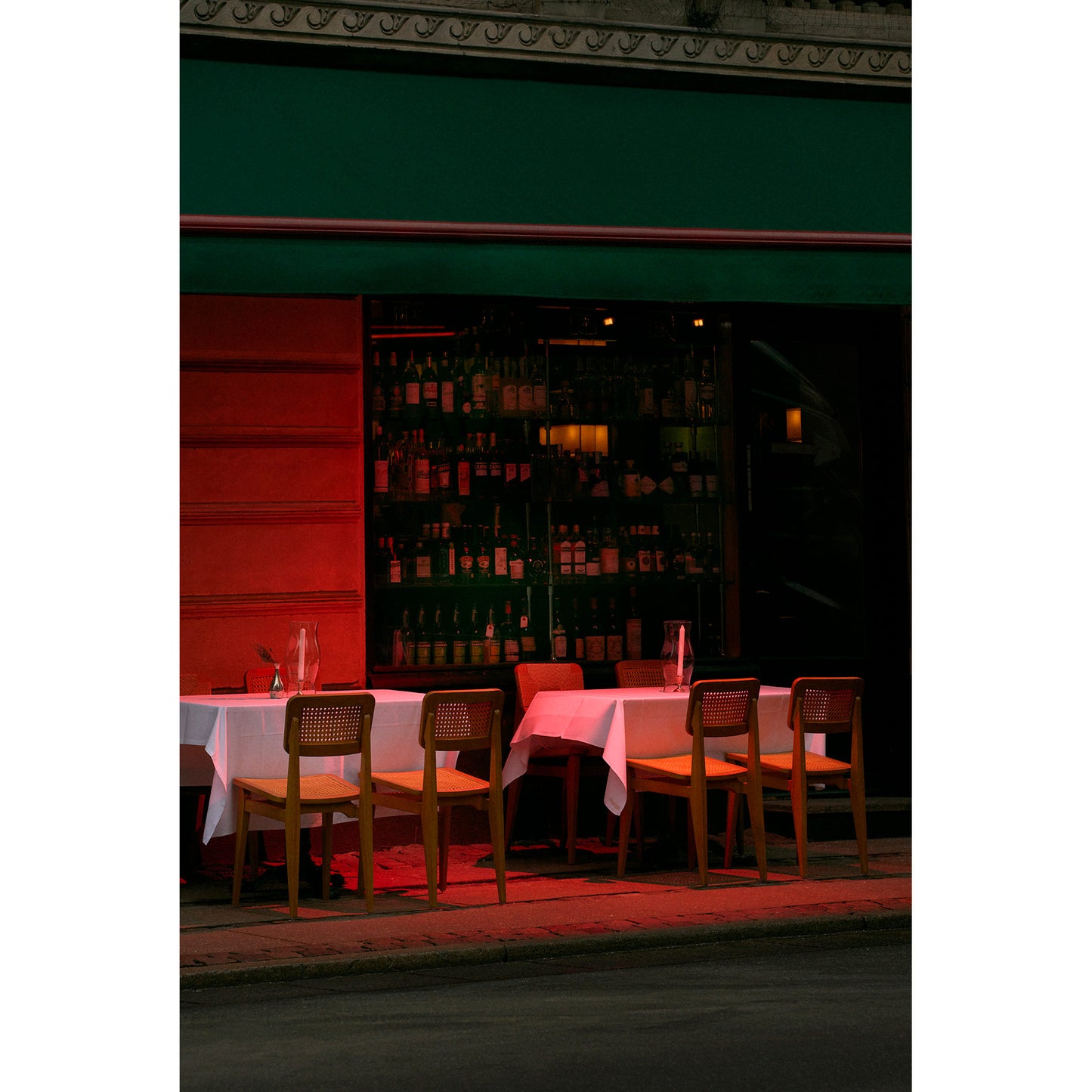 C-Chair Outdoor Dining Chair - French Cane