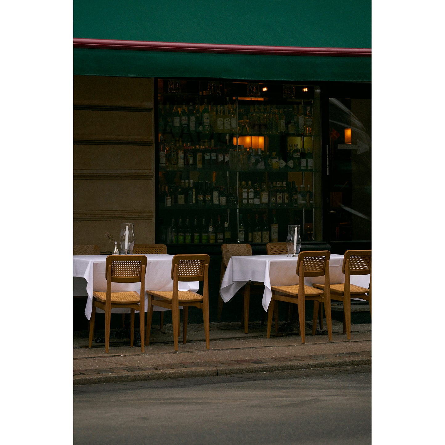 C-Chair Outdoor Dining Chair - French Cane