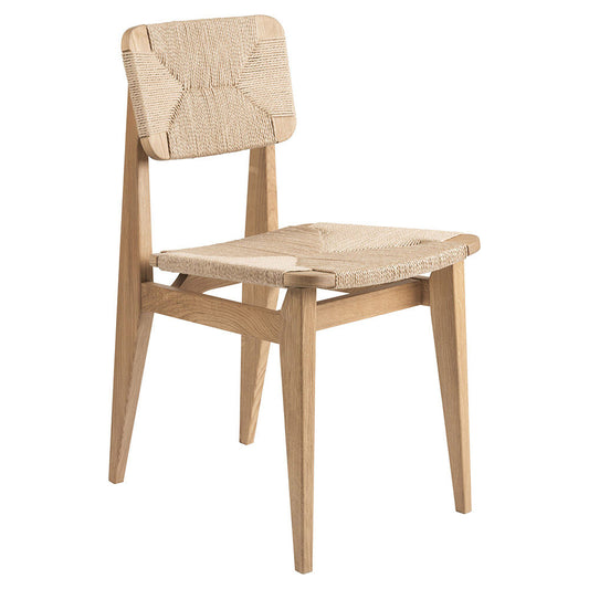 C-Chair Unupholstered Dining Chair - Paper Cord, Oak Oiled