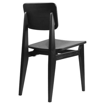 C-Chair Unupholstered Dining Chair - Veneer, Black Stained Oak
