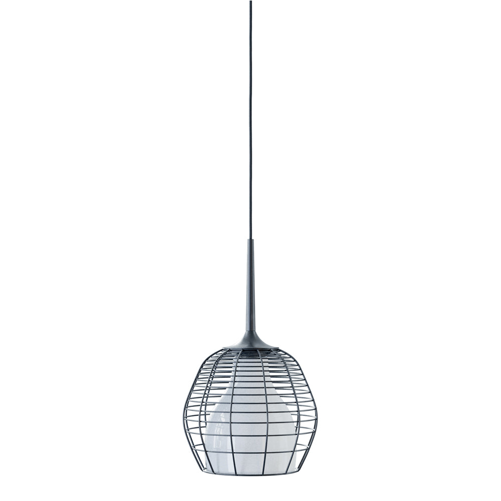 Cage Small Pendant - Black, White