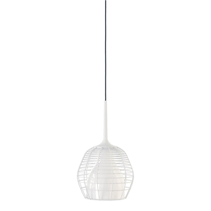 Cage Small Pendant - White, White