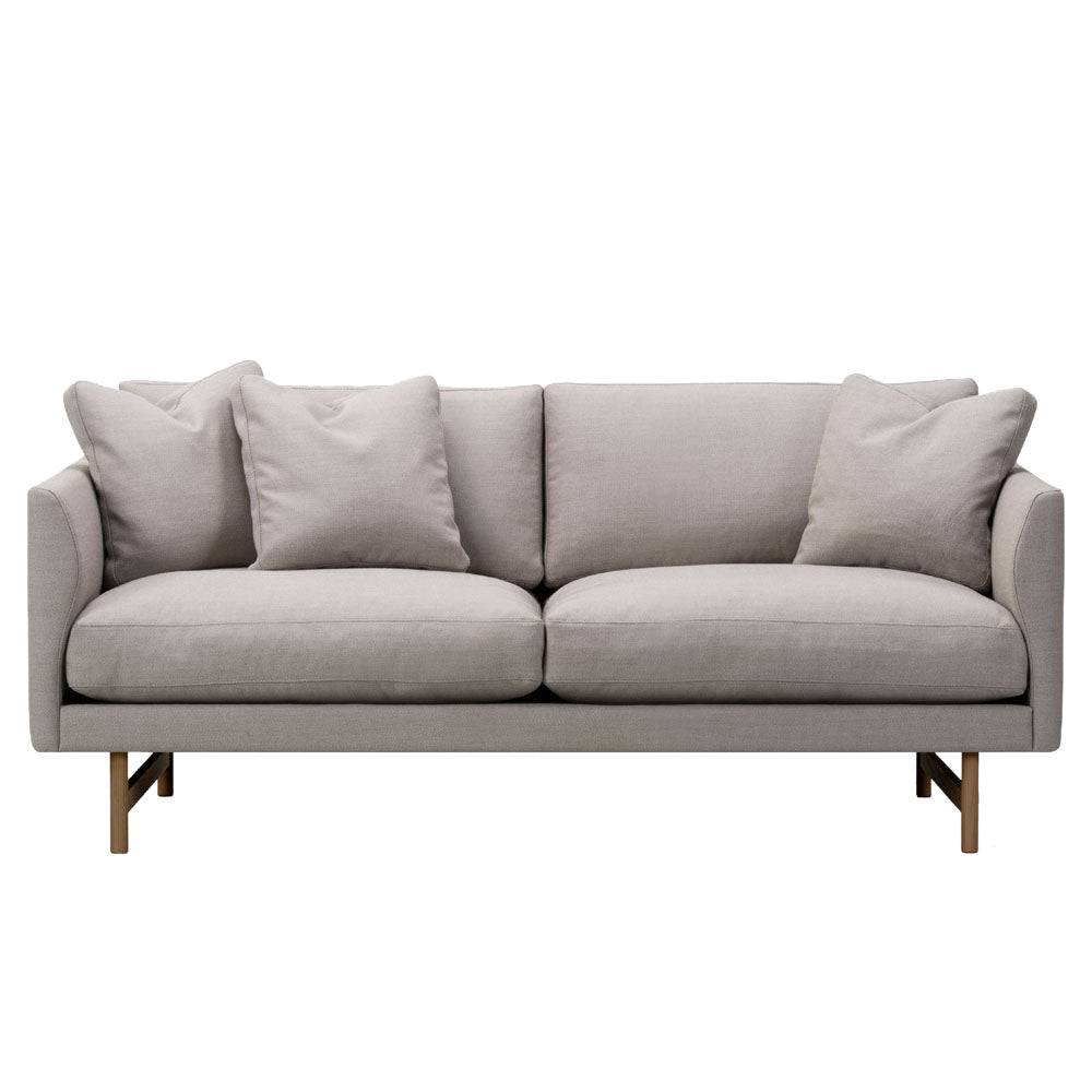 Calmo 80 2 Seater Sofa - Wood Base