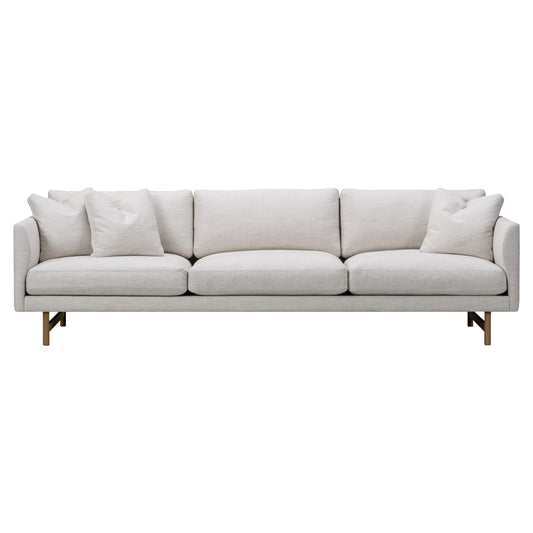 Calmo 80 3 Seater Sofa - Wood Base