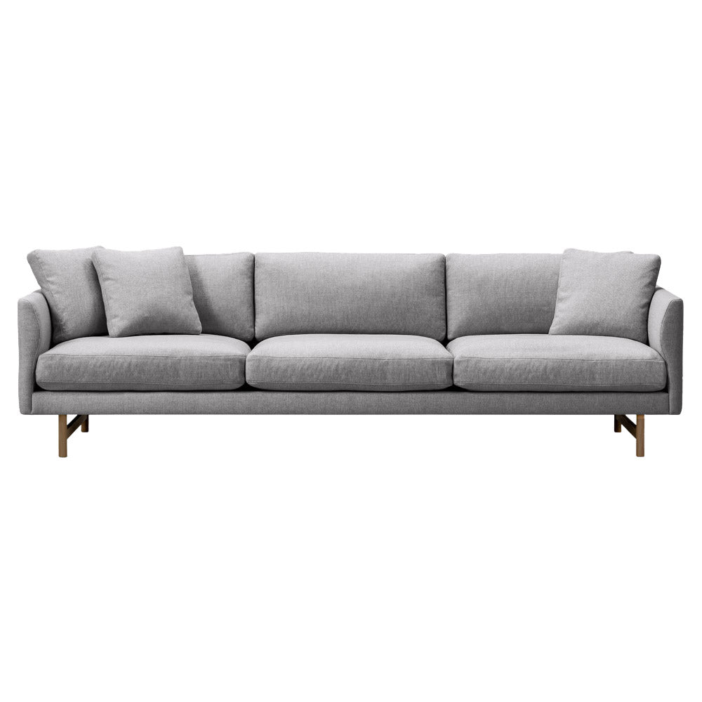 Calmo 80 3 Seater Sofa - Wood Base
