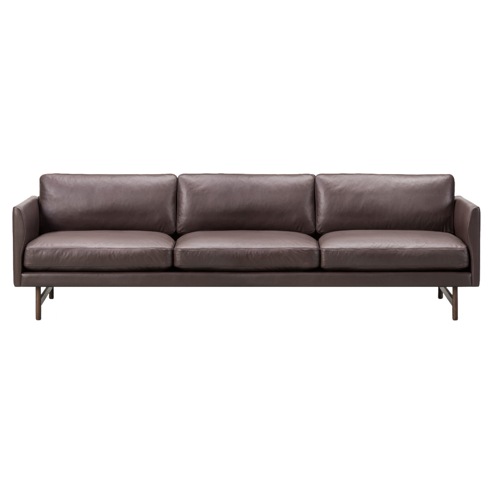 Calmo 80 3 Seater Sofa - Wood Base