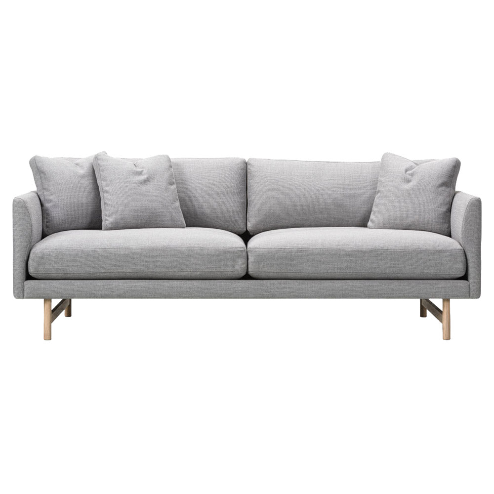 Calmo 95 2 Seater Sofa - Wood Base