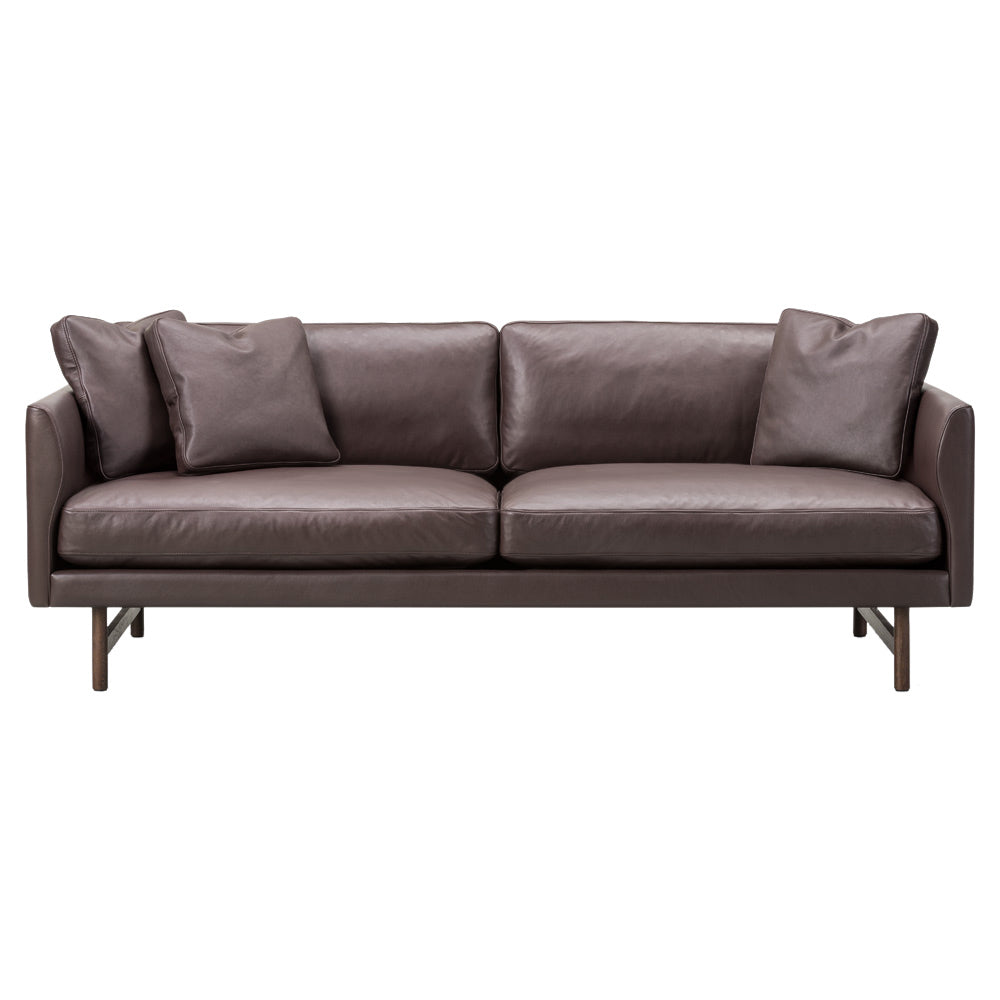 Calmo 95 2 Seater Sofa - Wood Base