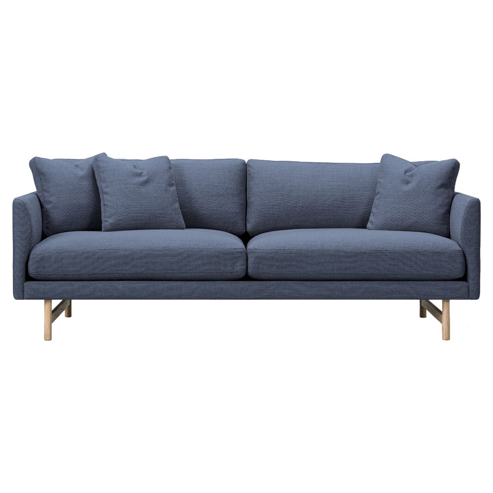 Calmo 95 2 Seater Sofa - Wood Base
