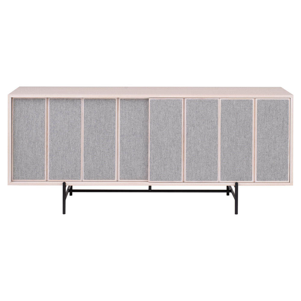 Canvas Large Cabinet With Fabric - Ash, Hallingdal