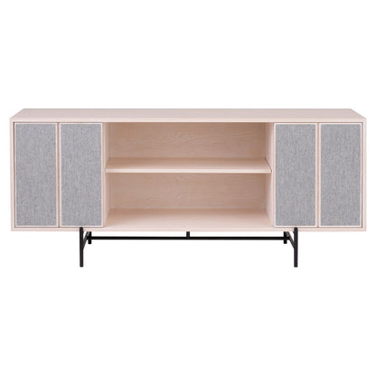 Canvas Large Cabinet With Fabric - Ash, Hallingdal
