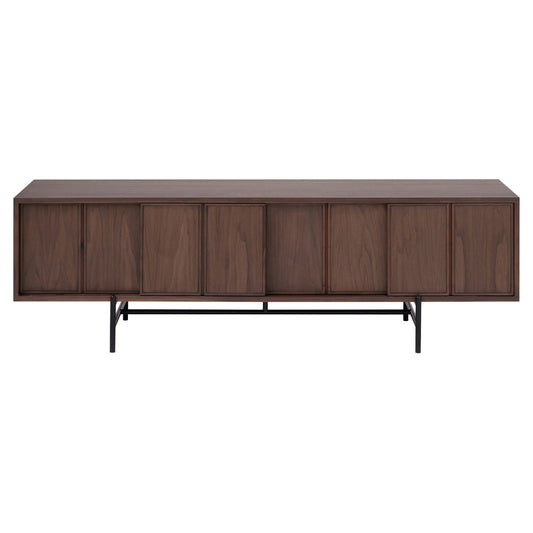 Canvas Media Unit - Walnut
