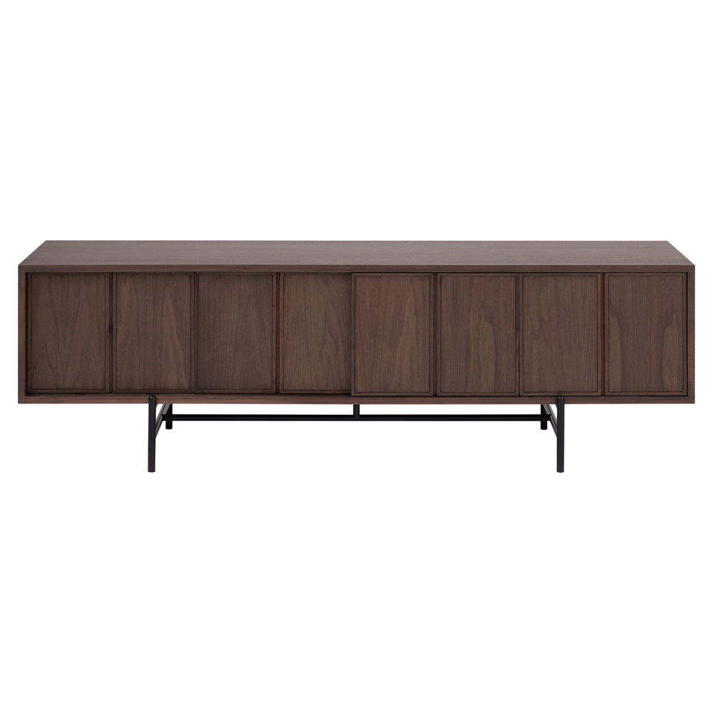 Canvas Media Unit - Walnut