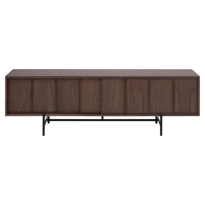 Canvas Media Unit - Walnut