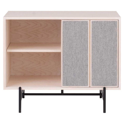 Canvas Small Cabinet With Fabric - Ash, Hallingdal