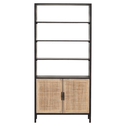 Caprice Bookshelf - Washed Black