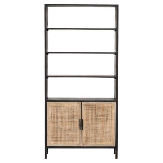 Caprice Bookshelf - Washed Black