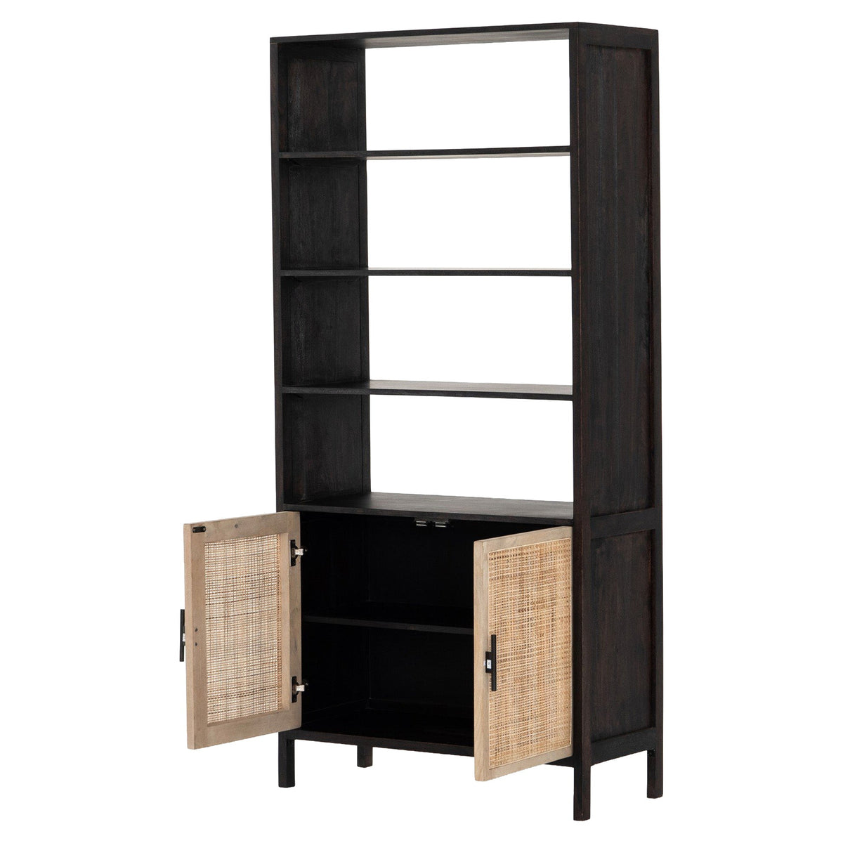 Caprice Bookshelf - Washed Black