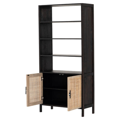 Caprice Bookshelf - Washed Black