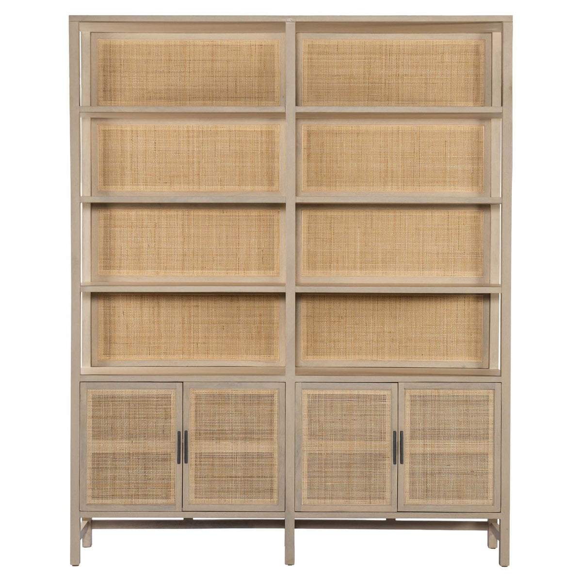 Caprice Wide Bookshelf - Natural Mango