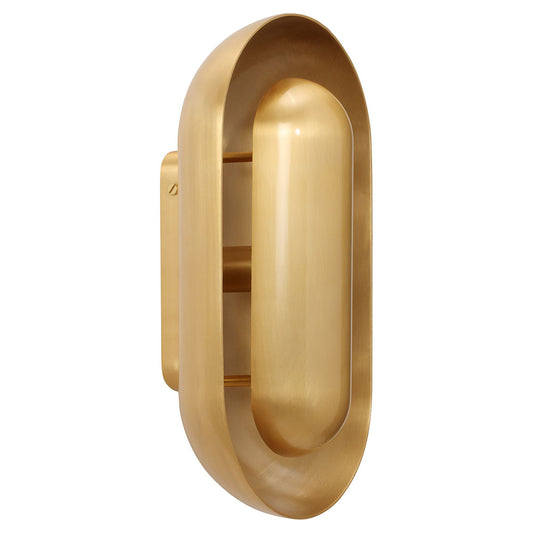 Capsule Wall Sconce - Gold Laquered