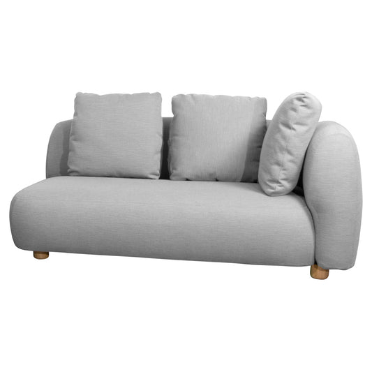 Capture Outdoor 2 Seater Sofa - Left Module, Light Gray