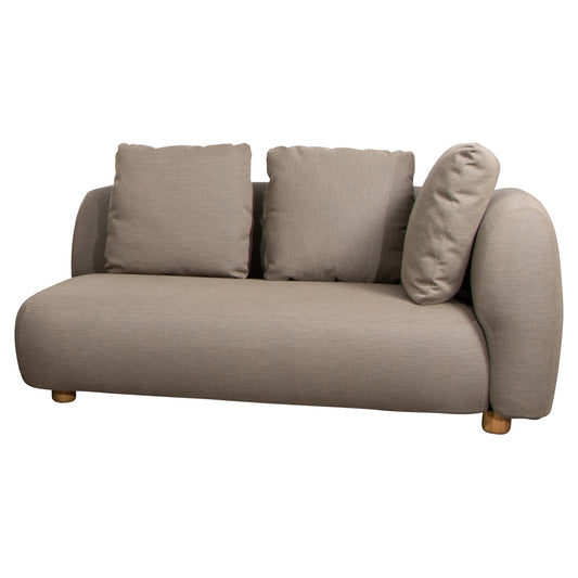 Capture Outdoor 2 Seater Sofa - Left Module, Taupe