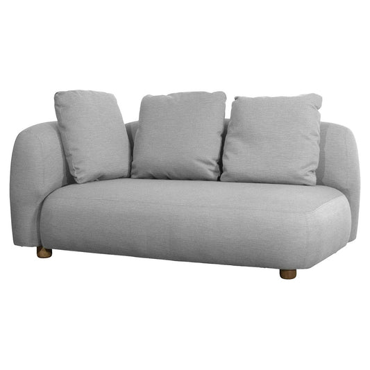 Capture Outdoor 2 Seater Sofa - Right Module, Light Gray