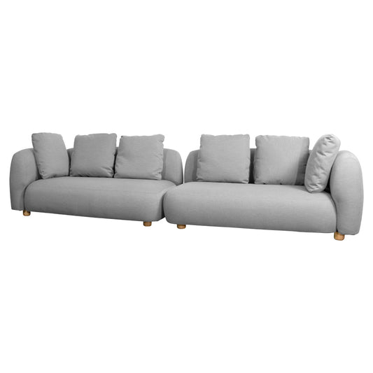 Capture Outdoor 2 X 2 Seater Sofa - Light Gray