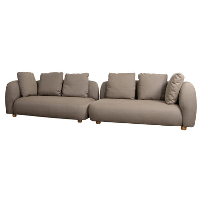 Capture Outdoor 2 X 2 Seater Sofa - Taupe