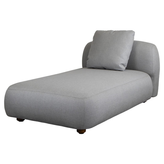 Capture Outdoor Chaise Lounge Module Sofa - Light Gray