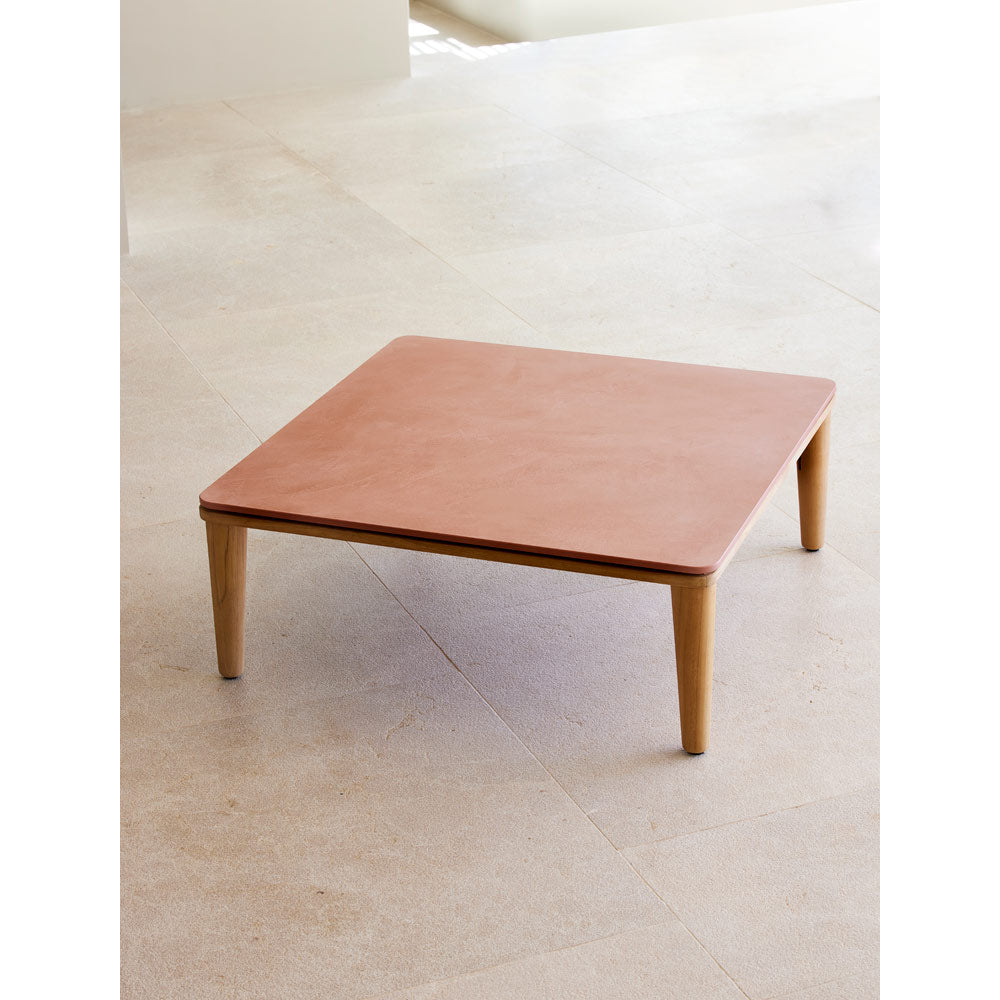 Capture Outdoor Coffee Table - Travertine Look Ceramic Table Top