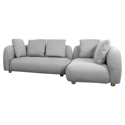 Capture Outdoor Corner Sofa, 2 X Right Module - Light Gray