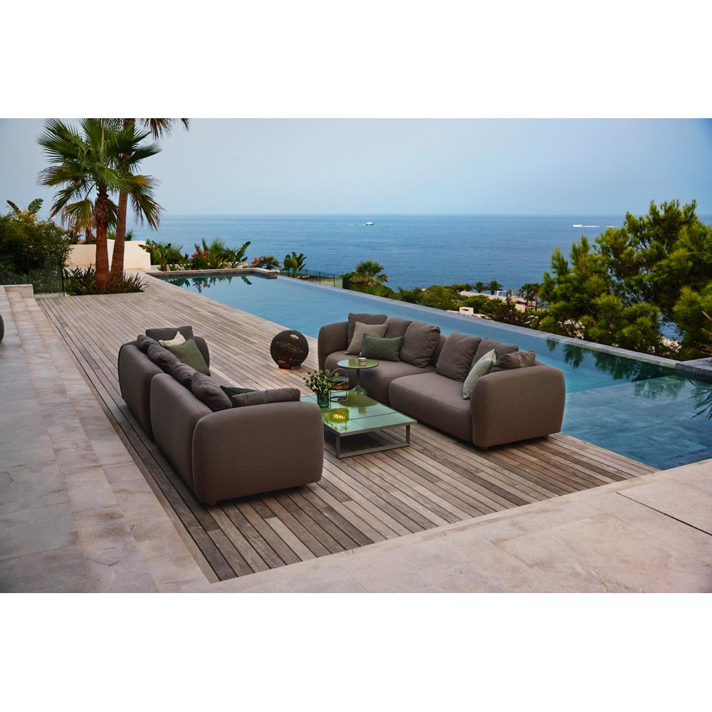 Capture Outdoor Corner Sofa, 2 X Right Module - Light Gray
