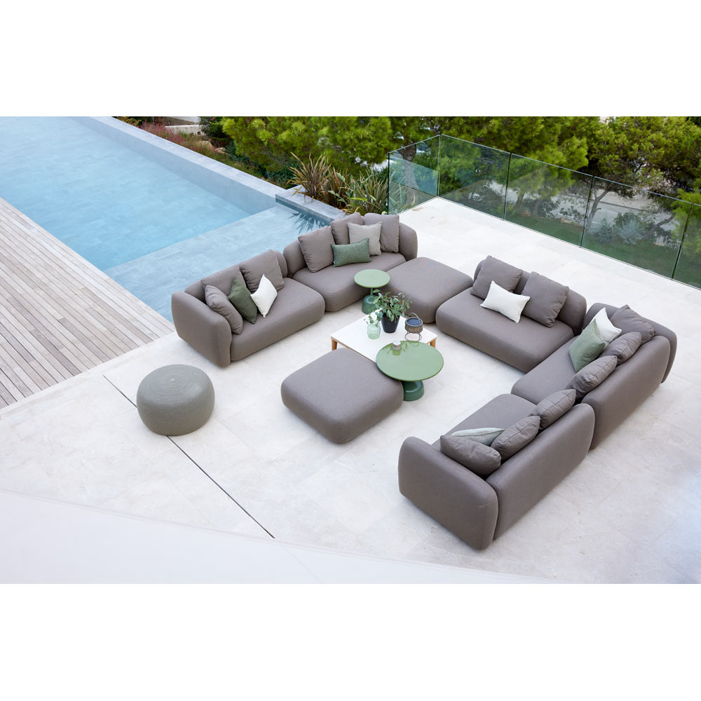 Capture Outdoor Corner Sofa With Chaise Lounge - Taupe