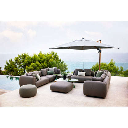 Capture Outdoor Pouf - Taupe