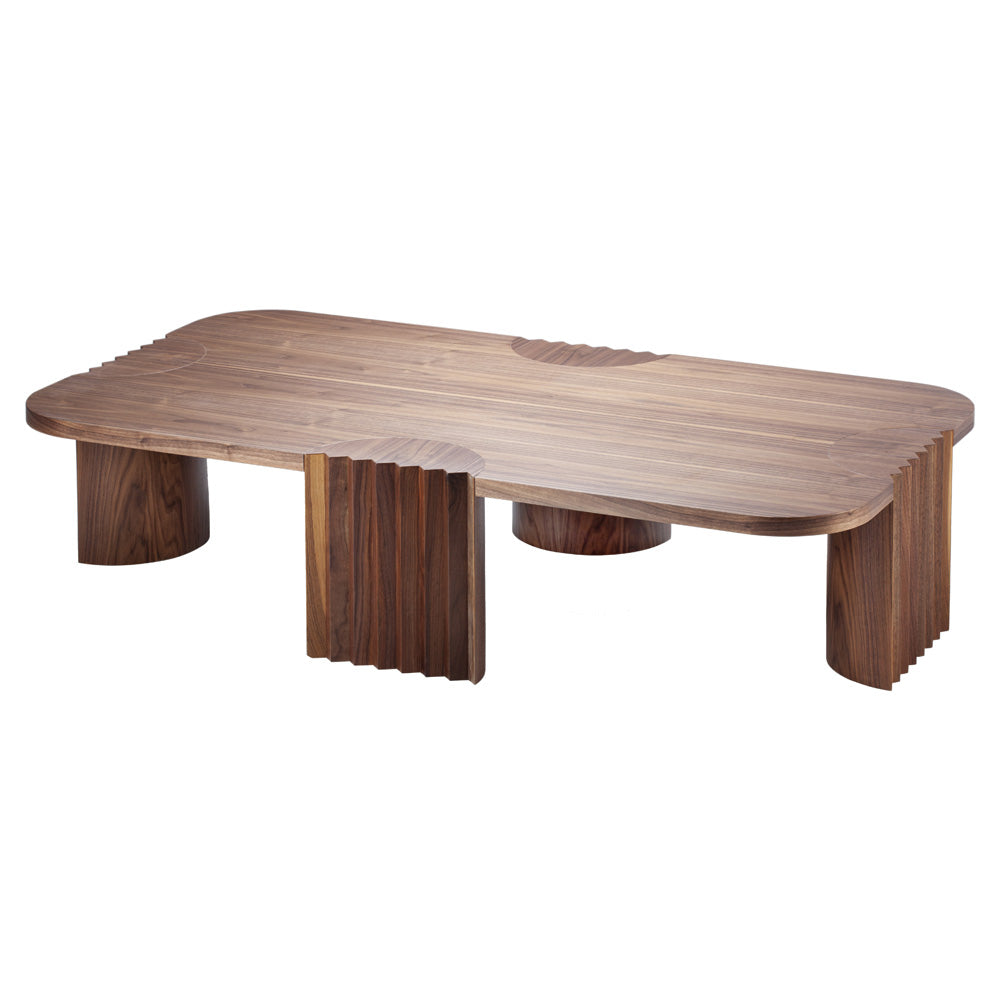 Caravel Wood Center Table - Walnut