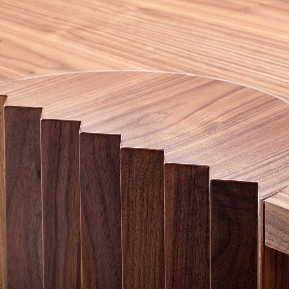 Caravel Wood Center Table - Walnut