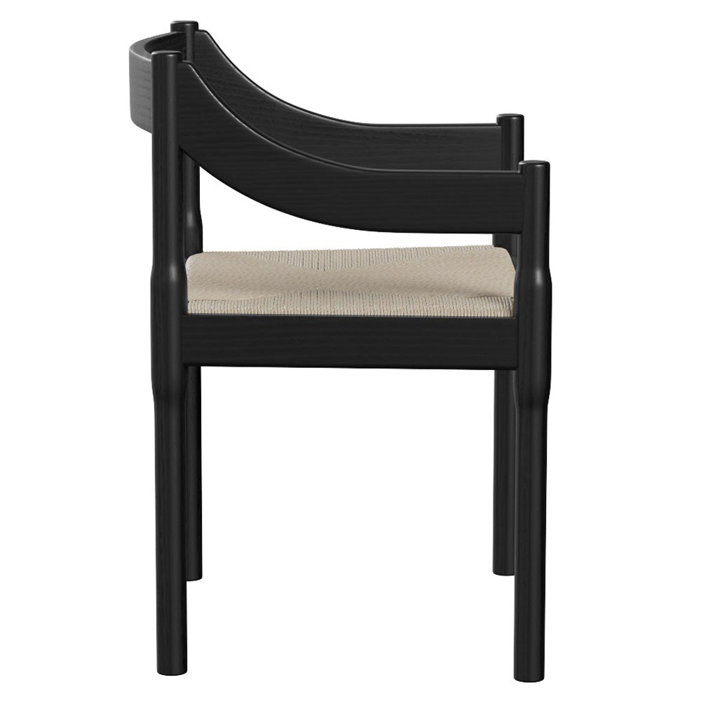 Carimate Chair - Black Colored Ash