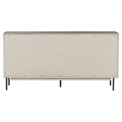 Carly 6 Drawer Dresser - Gray Wash Veneer