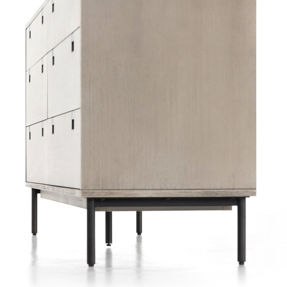 Carly 6 Drawer Dresser - Gray Wash Veneer