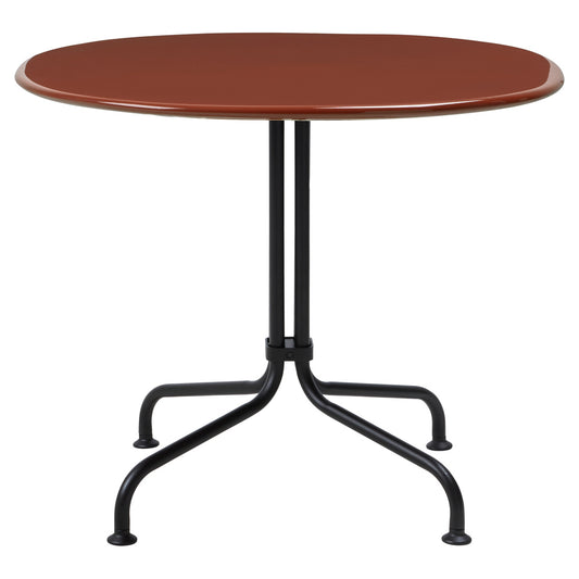 Carmel Bistro Lounge Table - Rock Red, Black Base