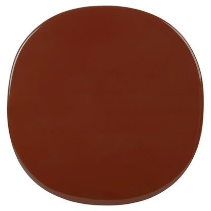 Carmel Small Coffee Table - Rock Red, Black Base