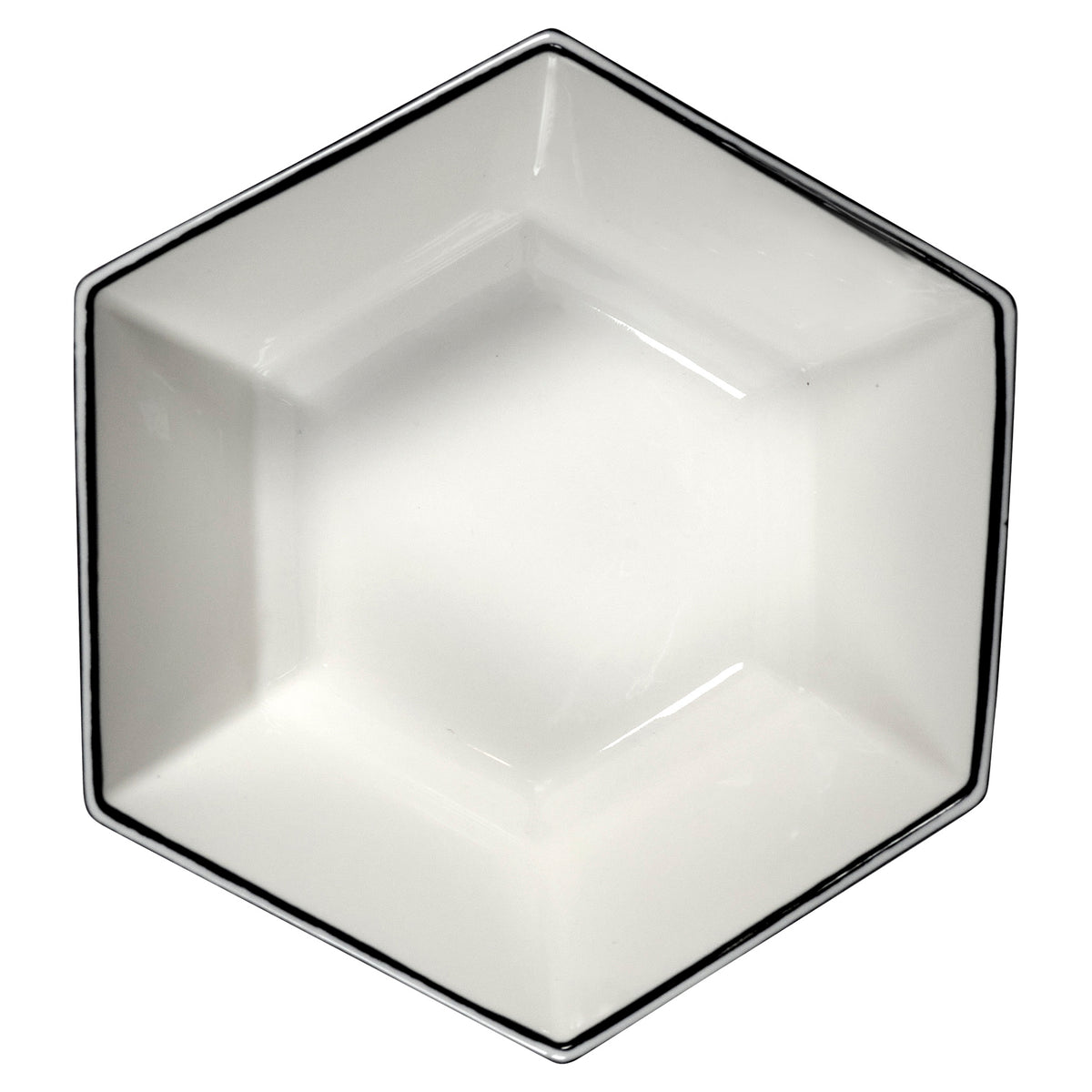 Carte Blanche Black and White Breakfast Bowl - Set of 4