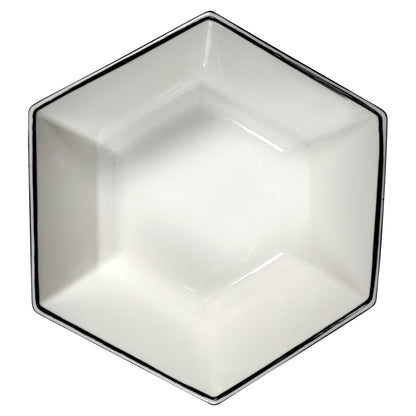 Carte Blanche Black and White Breakfast Bowl - Set of 4